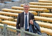 24 May 2015; Former Derry footballer and RTÉ analyst Joe Brolly makes his way to the game. Munster GAA Hurling Senior Championship Quarter-Final, Clare v Limerick. Semple Stadium, Thurles, Co. Tipperary. Picture credit: Ray McManus / SPORTSFILE