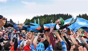 24 May 2015; Greg Callaghan, from Rathfarnham, Dublin, celebrates winning the Chain Reaction Cycles Emerald Enduro, the 2nd Round of the 2015 Enduro World Series. County Wicklow. Picture credit: Ramsey Cardy / SPORTSFILE