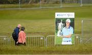 25 May 2015; Early morning spectators out looking for players practising. Dubai Duty Free Irish Open Golf Championship 2015, Practice Day 1. Royal County Down Golf Club, Co. Down.. Picture credit: Oliver McVeigh / SPORTSFILE