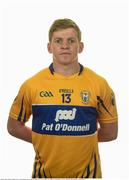 30 May 2016; Padraic Collins, Clare. Clare Hurling Squad Portraits 2016. Clare GAA Centre of Excellence, Caherlohan, Co Clare. Photo by Diarmuid Greene/Sportsfile