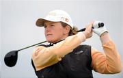 11 July 2008; Martina Gillen, Team Ireland Golf, watches her drive from the 6th tee box during the AIB Ladies Irish Open Golf Championship. Portmarnock Hotel and Golf Links, Co. Dublin. Picture credit: Stephen McCarthy / SPORTSFILE