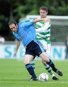 11 July 2008; Patrick McWalter, UCD, in action against Barry Ferguson, Shamrock Rovers. eircom League Premier Division, UCD v Shamrock Rovers, Belfield Bowl, UCD, Dublin. Picture credit: Brendan Moran / SPORTSFILE