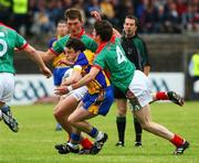 13 July 2008; Niall Kilroy, Roscommon, in action against David Dolan, Mayo. ESB Connacht Minor Football Championship Final, Mayo v Roscommon, McHale Park, Castlebar, Co. Mayo. Picture credit: Oliver McVeigh / SPORTSFILE