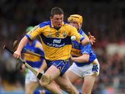 13 July 2008; Diarmuid McMahon, Clare, in action against Eamon Corcoran, Tipperary. GAA Hurling Munster Senior Championship Final, Tipperary v Clare, Gaelic Grounds, Limerick. Picture credit: Pat Murphy / SPORTSFILE