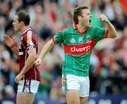 13 July 2008; Aidan Kilcoyne, Mayo, celebrates after scoring a goal. GAA Football Connacht Senior Championship Final, Mayo v Galway, McHale Park, Castlebar, Co. Mayo. Picture credit: Ray Ryan / SPORTSFILE