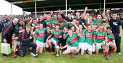 13 July 2008; The Mayo squad celebrate with the cup. ESB Connacht Minor Football Championship Final, Mayo v Roscommon, McHale Park, Castlebar, Co. Mayo. Picture credit: Oliver McVeigh / SPORTSFILE