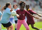 13 July 2008; Pelumi Oifeitimi, Athlone, in action against, Donna Conlan, Mulhuddart. Gaelic 4 Girls, National Blitz Day, Croke Park, Dublin. Picture credit: Brian Lawless / SPORTSFILE