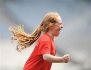13 July 2008; Blaithin Sharkey, Dundalk, Co. Louth, celebrates during a match. Gaelic 4 Girls, National Blitz Day, Croke Park, Dublin. Picture credit: Brian Lawless / SPORTSFILE