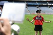 14 July 2008; Emer Dynes, Down, conducts the Garda Band during the Coillte Camogie - U14 Development Squads Blitz Day. Over 240 players from Antrim, Carlow, Cavan, Down, Louth, Roscommon, Waterford and Wexford had the once in a lifetime opportunity to play on the hallowed turf of Croke Park. Coillte Camogie - U14 Development Squads Blitz Day, Croke Park, Dublin. Picture credit: Stephen McCarthy / SPORTSFILE