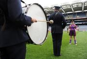 14 July 2008; Roisin Higgins, Wexford, conduct the Garda Band during the Coillte Camogie - U14 Development Squads Blitz Day. Over 240 players from Antrim, Carlow, Cavan, Down, Louth, Roscommon, Waterford and Wexford had the once in a lifetime opportunity to play on the hallowed turf of Croke Park. Coillte Camogie - U14 Development Squads Blitz Day, Croke Park, Dublin. Picture credit: Stephen McCarthy / SPORTSFILE