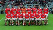 11 June 2000; The Louth team prior to the Bank of Ireland Leinster Senior Football Championship Quarter-Final match between Kildare and Laois at Croke Park in Dublin. Photo by Brendan Moran/Sportsfile