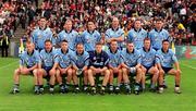 11 June 2000; The Dublin team prior to the Bank of Ireland Leinster Senior Football Championship Quarter-Final match between Dublin and Wexford at Croke Park in Dublin. Photo by Brendan Moran/Sportsfile