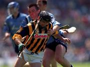 18 June 2000; DJ Carey of Kilkenny in action against Sean Power of Dublin during the Guinness Leinster Senior Hurling Championship Semi-Final match between Kilkenny and Dublin at Croke Park in Dublin. Photo by Ray McManus/Sportsfile