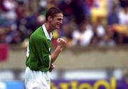 4 June 2000; Dominic Foley of Republic of Ireland celebrates after scoring his side's second goal during the US Nike Cup game between Republic of Ireland and Mexico at Soldier Field in Chicago, Illnois, USA. Photo by David Maher/Sportsfile