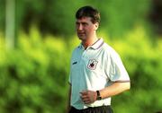 21 July 2000; Longford Town manager Stephen Kenny during the Pre-Season Friendly match between Longford Town and Northampton Town at Strokestown Road in Longford. Photo by David Maher/Sportsfile