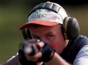25 July 2000; David Malone poses for a portrait at Courtlough Shooting Grounds in Balbriggan, Dublin, prior to representing Ireland in the men's trap shooting event at the 2000 Summer Olympics in Sydney, Australia. Photo by Brendan Moran/Sportsfile