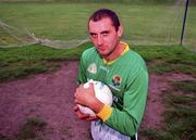 26 July 2000; Leitrim goalkeeper Gareth Phelan poses for a portrait. Photo by Matt Browne/Sportsfile