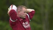 12 June 2000; Frank Sheahan during and Ireland Rugby training session at Crusader Park in Oakville, Ontario, Canada. Photo by Matt Browne/Sportsfile