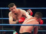 18 March 1995; Paschal Collins during his undercard bout against Spencer Alton at the Green Glens Arena in Millstreet, Cork. Photo by David Maher/Sportsfile