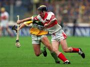 23 July 2000; Danny McGrellis of Derry during the Guinness All-Ireland Senior Hurling Championship Quarter-Final match between Offaly and Derry at Croke Park in Dublin. Photo by Damien Eagers/Sportsfile