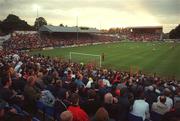 26 July 2000; A general view of Tolka Park during the UEFA Champions League Second Qualifying Round First Leg match between Shelbourne and Rosenborg at Tolka Park in Dublin. Photo by David Maher/Sportsfile