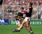 23 July 2000; Rory Gantley of Galway during the Guinness All-Ireland Senior Hurling Championship Quarter-Final between Tipperary and Galway at Croke Park in Dublin. Photo by Damien Eagers/Sportsfile
