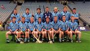 23 July 2000; The Dublin team prior to the All-Ireland Minor Hurling Championship Quarter-Final match between Dublin and Antrim at Croke Park in Dublin. Photo by Ray Lohan/Sportsfile