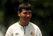 4 May 2000; Longford Town manager Stephen Kenny during a Republic of Ireland training session during the UEFA U16 European Championship Finals at the Kefar Silver Youth Village in Ashkelon, Israel. Photo by David Maher/Sportsfile