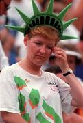4 July 1994; A Republic of Ireland supporter during the FIFA World Cup 1994 Round of 16 match between Netherlands and Republic of Ireland at the Citrus Bowl in Orlando, Florida, USA. Photo by David Maher/Sportsfile