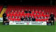 11 July 2000; The St Patrick's Athletic squad during a squad portrait session at Richmond Park in Dublin. Photo by Ray McManus/Sportsfile