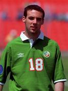 1 May 2000; George Snee of Republic of Ireland prior to the UEFA U16 European Championship Finals Group A match between Portugal and Republic of Ireland at Be'er Sheva Municipal Stadium in Be'er Sheva, Isreal. Photo by David Maher/Sportsfile