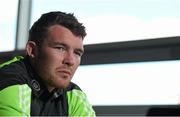 26 May 2015; Munster's Peter O'Mahony during a press conference. Thomond Park, Limerick. Picture credit: Diarmuid Greene / SPORTSFILE