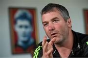 26 May 2015; Munster head coach Anthony Foley speaking during a press conference. Thomond Park, Limerick. Picture credit: Diarmuid Greene / SPORTSFILE