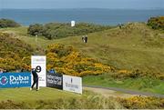 26 May 2015; Shane Lowry hits his tee shot on the 9th hole. Dubai Duty Free Irish Open Golf Championship 2015, Practice Day 2. Royal County Down Golf Club, Co. Down. Picture credit: Ramsey Cardy / SPORTSFILE