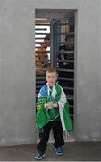 24 May 2015; James Fleming, age 8, from Dooradoyle, Co. Limerick. Munster GAA Hurling Senior Championship Quarter-Final, Clare v Limerick. Semple Stadium, Thurles, Co. Tipperary. Picture credit: Dáire Brennan / SPORTSFILE