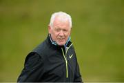 27 May 2015; Gerry McIlroy, father of Rory McIlroy, walking down the first fairway. Dubai Duty Free Irish Open Golf Championship 2015, Pro-Am. Royal County Down Golf Club, Co. Down. Picture credit: Oliver McVeigh / SPORTSFILE