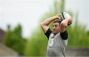 27 May 2015; Ireland's Rob Herring practices his lineout throwing during the captain's run. Thomond Park, Limerick. Picture credit: Diarmuid Greene / SPORTSFILE