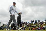 27 May 2015; Rory McIlroy walks along the 11th fairway. Dubai Duty Free Irish Open Golf Championship 2015, Pro-Am. Royal County Down Golf Club, Co. Down. Picture credit: Ramsey Cardy / SPORTSFILE