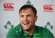 27 May 2015; Ireland's Jamie Heaslip during a press conference. Thomond Park, Limerick. Picture credit: Diarmuid Greene / SPORTSFILE