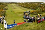 27 May 2015; Rickie Fowler hits a drive from the 13th tee. Dubai Duty Free Irish Open Golf Championship 2015, Pro-Am. Royal County Down Golf Club, Co. Down. Picture credit: Ramsey Cardy / SPORTSFILE