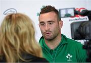 27 May 2015; Ireland's Dave Kearney speaking during a press conference. Thomond Park, Limerick. Picture credit: Diarmuid Greene / SPORTSFILE
