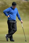 28 May 2015; Paul McGinley, Ireland, on the 5th green. Dubai Duty Free Irish Open Golf Championship 2015, Day 1. Royal County Down Golf Club, Co. Down. Picture credit: Brendan Moran / SPORTSFILE