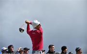 28 May 2015; Mikko Ilonen, Finland, watches his drive on the 8th tee box. Dubai Duty Free Irish Open Golf Championship 2015, Day 1. Royal County Down Golf Club, Co. Down. Picture credit: Brendan Moran / SPORTSFILE