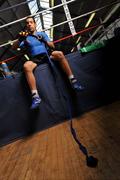 10 June 2008; Ireland's Olympic boxer Darren Sutherland during a photocall. Olympic Boxers photocall, National Stadium, Dublin. Picture credit: David Maher / SPORTSFILE *** Local Caption *** S0806060 Olympic Boxers photocall