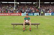 13 July 2008; Mayo captain Ronan McGarrity waits for his team to be photographed. GAA Football Connacht Senior Championship Final, Mayo v Galway, McHale Park, Castlebar, Co. Mayo. Picture credit: Ray Ryan / SPORTSFILE