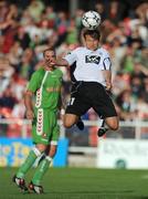 17 July 2008; Toni Lehtinen, FC Haka, in action against Daniel Murray, Cork City. UEFA Cup First Qualifying Round, 1st Leg, Cork City v FC Haka, Turners Cross, Cork. Picture credit: Stephen McCarthy / SPORTSFILE