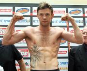 18 July 2008; Andy Lee at the weigh-in ahead of the Ladbrokes.com Fight Night this Saturday July 19th at the University Sports Arena in Limerick. Ladbrokes.com, Lee v Gibbs Pre-fight weigh-in and Press Conference, George Hotel, Limerick. Picture credit: Kieran Clancy / SPORTSFILE