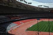 23 May 2008; A general view of the National Stadium, also known as the &quot;Bird's Nest&quot;, during the Good Luck Beijing China Athletics Open, ahead of the 2008 Summer Olympic Games. Beijing, P.R. China. Picture credit: Ray McManus / SPORTSFILE *** Local Caption ***