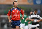28 May 2015; Referee Greg Garner. International Rugby Friendly, Ireland v Barbarians. Thomond Park, Limerick. Picture credit: Diarmuid Greene / SPORTSFILE