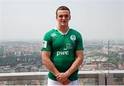 29 May 2015; Ireland U20 captain Nick McCarthy poses for a portrait after a press conference ahead of the World Rugby U20 Championship. Milano, Italy. Picture credit: Roberto Bregani / SPORTSFILE